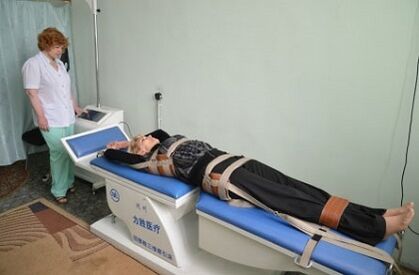 Wirbelsäulentraktion bei thorakaler Osteochondrose