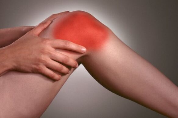 Selbstmassage der Knie bei Gelenkschmerzen während der Schwangerschaft
